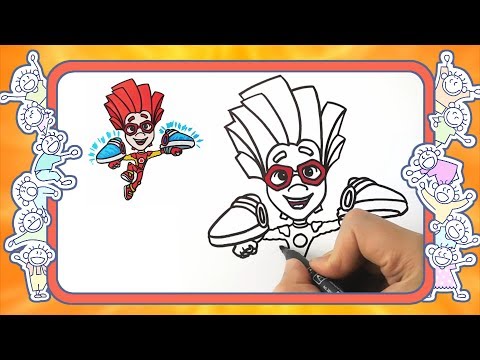 Видео: Фиксики большой секрет! Фиксик нового поколения - Файер. Веселые раскраски. Как нарисовать Фаера