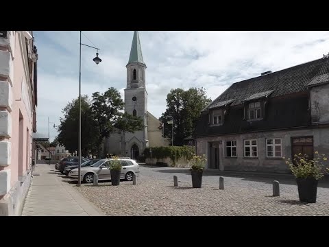 Видео: Кулдига-Гольдинген - неожиданно-приятные впечатления. Немецкие города Прибалтики.