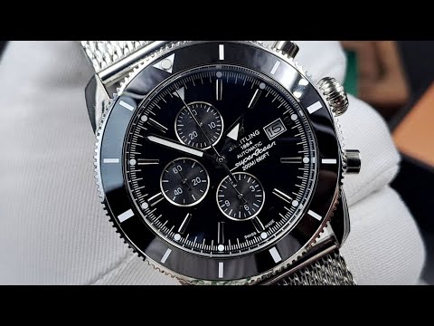 Видео: Шикарные мужские кварцевые часы Breitling Superocean🔥