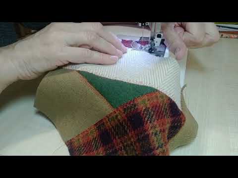 Видео: Необычная техника использования остатков тканей.