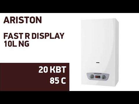 Видео: Водонагреватель Ariston Fast R Display 10L NG