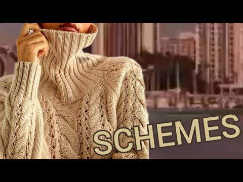 Видео: Модные свитера со схемами вязания. Вязание: Канал: "LaMa"Fashionable sweaters with knitting patterns