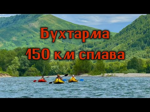Видео: река Бухарма, 150 км сплава. ВКО 2025 г.