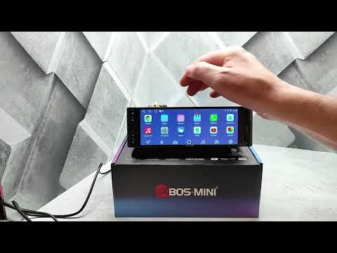 Видео: BOS-MINI  Bos-A659D Pro. Андроид магнитола 1Дин 4-64 от Бос мини.