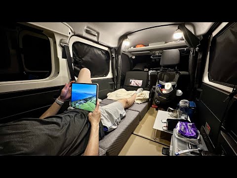 Видео: Автомобильный кемпинг с легковым автомобилем типа капсульного отеля
