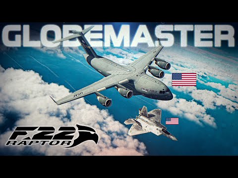 Видео: GLOBEMASTER | F-22 Raptor в тылу врага | Цифровой боевой симулятор | DCS |