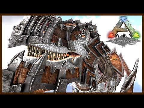 Видео: БРОНЯ НА РЕКСА - ARK с модами - EXTINCTION - STEAM PUNK