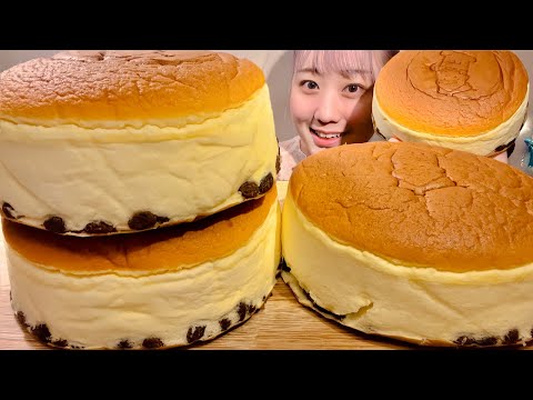 Видео: ASMR Японского чизкейк суфле【русские субтитры】【Mukbang/ Eating Sounds】