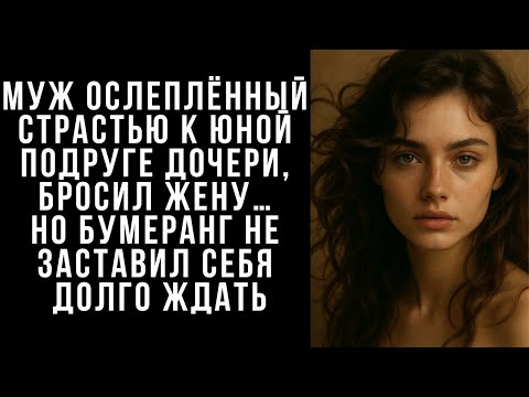Видео: МУЖ Ослеплённый страстью к юной подруге дочери,  бросил жену… Но бумеранг не заставил