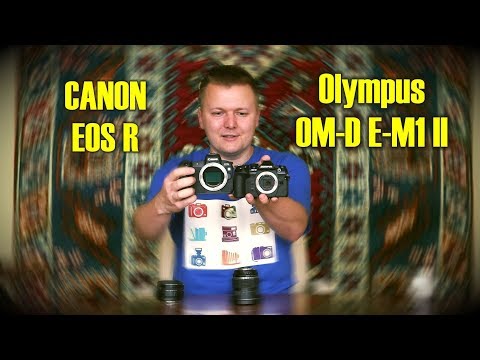 Видео: Обзор и тест Olympus OM-D E-M1 Mark II против Canon EOS R