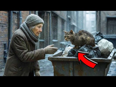 Видео: Бедная бабушка приютила облезлого кота из помойки. Через месяц он привёл ЕЁ К КЛАДУ!