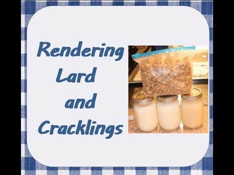 Видео: Жареный жир и шкварки