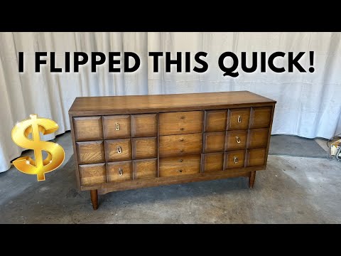 Видео: 60 долларов за комод | Простая гелевая морилка для мебели $$$ Profit