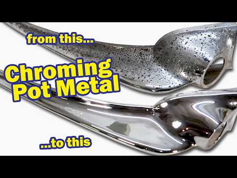 Видео: Пошаговая реставрация хромированного горшка из металла. Можно ли это сделать?