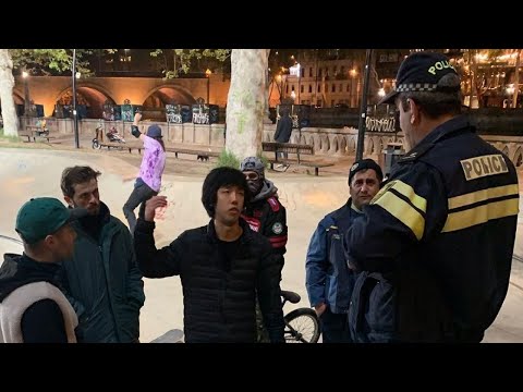 Видео: Паша Шин - Задержали за Граффити в Грузии