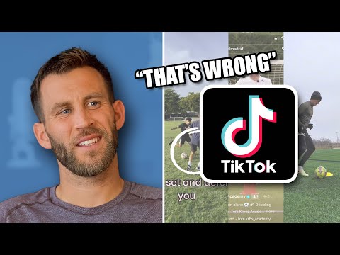 Видео: Реакция профессионального футболиста на футбольные тренировки в TikTok