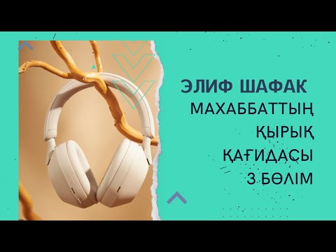 Видео: Элиф Шафак. Махаббаттың қырық қағидасы. 3 бөлім