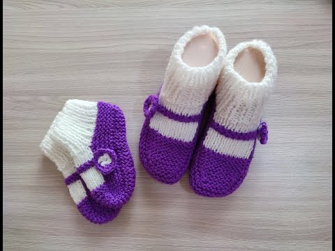 Видео: Шулыктар. Казакша токыма. Анасы мен кызына комплект следик токып уйренемиз. Вязаные следики. Следки.