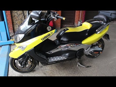 Видео: Yamaha T MAX 500 2001 года  Замена фильтров и масла в двигателе