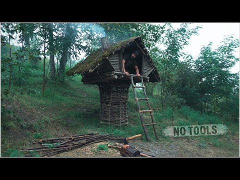 Видео: Я построил грандиозное плетеное укрытие в дикой природе — от начала до конца