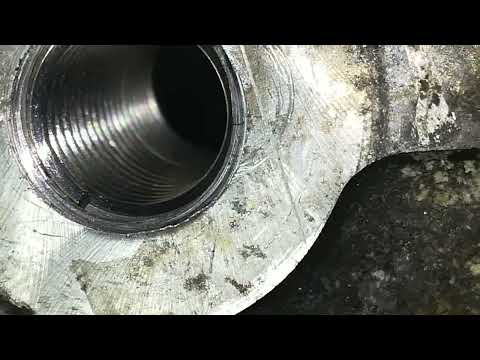 Видео: Солярис восстановление резьбы крепления Натяжного механизма ролика ремня генератора