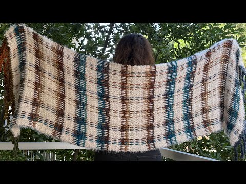 Видео: Бохо и Рустик стиль 💫 Вязаный крючком шарф и шаль #вязанье #diy #boho #шарф