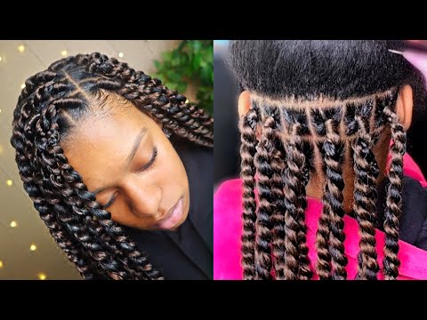 Видео: Урок по использованию Passion Twist | •Новый метод обмотки | •Braidsbytyti