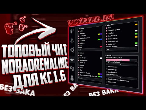 Видео: 🔥 NORADRENALINE - САМЫЙ АФИГЕННЫЙ ЧИТ ДЛЯ КС 1.6 // КРУТОЙ ЧИТ НОРАДРЕНАЛИН + КОНФИГ К НЕМУ