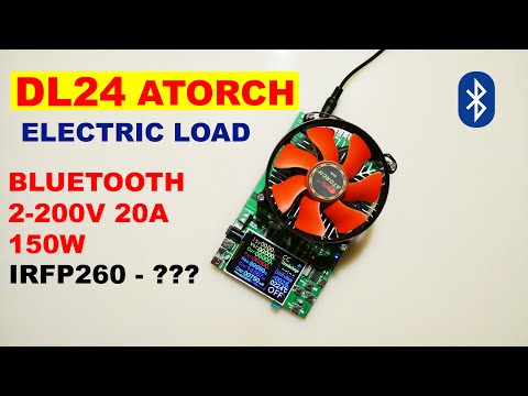 Видео: DL24 Электронная нагрузка от ATORCH на 150W 20A Bluetooth! НО ЕСТЬ НЮАНСЫ!