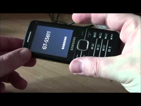 Видео: Обзор Samsung S5611