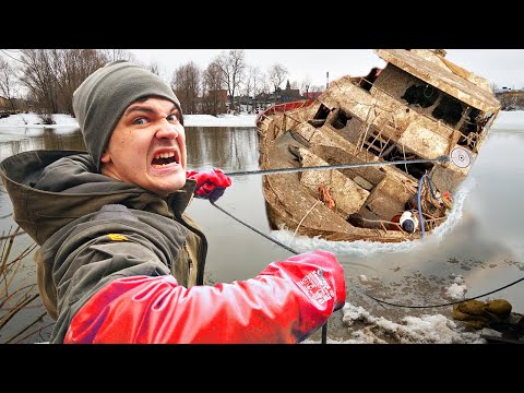 Видео: Эту опасную жуткую находку мы подняли со дна, где затонул корабль!