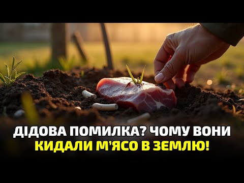Видео: Ось чому земля мертвіє! Ми забули головний секрет дідів і платимо врожаєм!