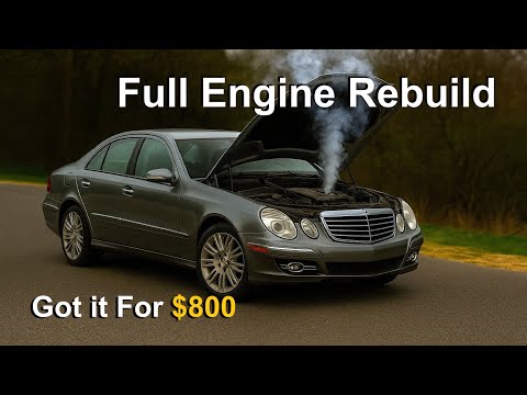 Видео: Я купил этот Mercedes за 800 долларов — перебрал двигатель и поехал на нём (ASMR)