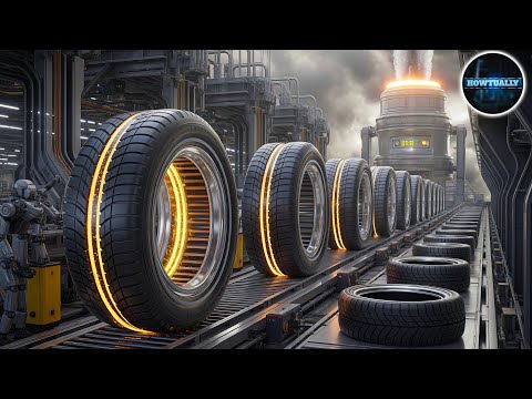 Видео: Как производятся автомобильные шины: более 30 секретных ингредиентов, о которых вы никогда не знали