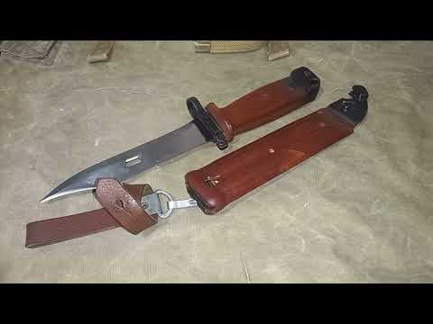 Видео: Советский штык нож 6х4 к ак