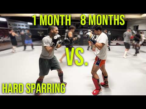 Видео: В каждом зале всегда есть такой парень! (Жёсткий спарринг по муай-тай)