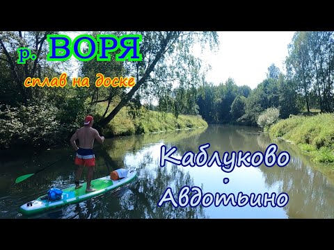 Видео: Сплав по реке  Воря