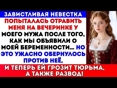 Видео: Завистливая невестка попыталась отравить меня на вечеринке у моего мужа после того, как мы объявили