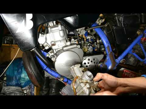 Видео: Ревизия карбюратора на мотоцикле Suzuki TS200R.