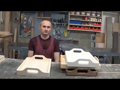 Видео: Изготовление сервировочного подноса.