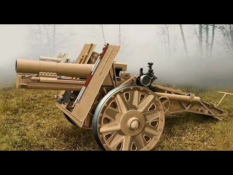 Видео: Немецкая 15-cm  SIG.33  тяжелая пехотная гаубица