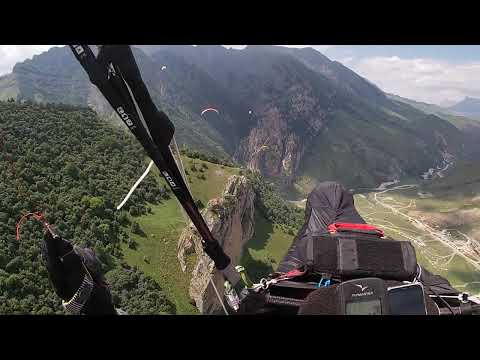 Видео: Чегем 27 07 верхний старт Paragliding