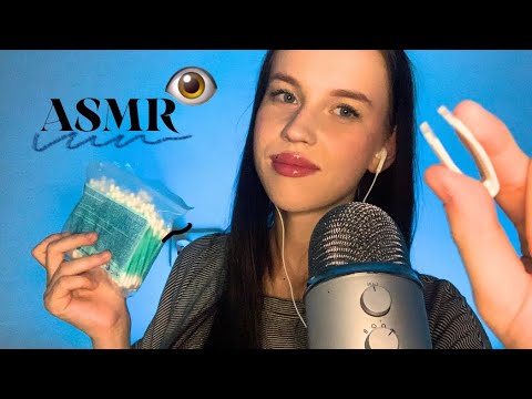 Видео: ASMR🫶🏻Помогу убрать соринку из глазика👁️|неразборчивый шёпот, приятные звуки