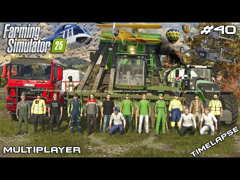 Видео: 🌾 СБОР ХЛОПКА С КОМАНДОЙ 👥 → ЗАРАБОТАНО 2 000 000 € 💰✨ | PFRAUNSTETTEN | FS 25 Мультиплеер | Эпиз...
