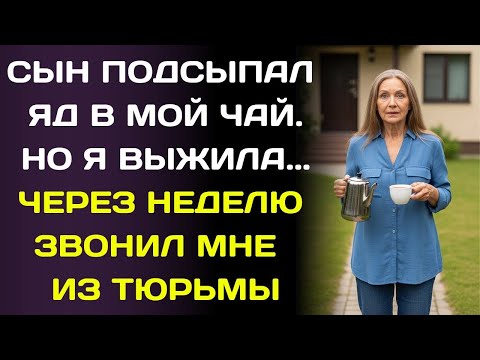 Видео: Cын отравил мой ЧАЙ, чтобы унаследовать  квартиру… но я выжила и лишил его всего