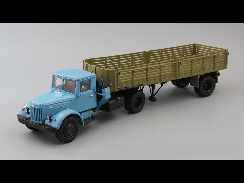 Видео: ОдАЗ-885 МАЗ-5215 МАЗ-5232В || Автоистория || Набор полуприцепов для седельных тягачей