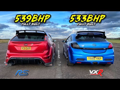 Видео: НАСТОЯЩИЕ СОПЕРНИКИ VXR против RS.. 539 л.с. MK2 FOCUS RS против 533 л.с. ASTRA VXR
