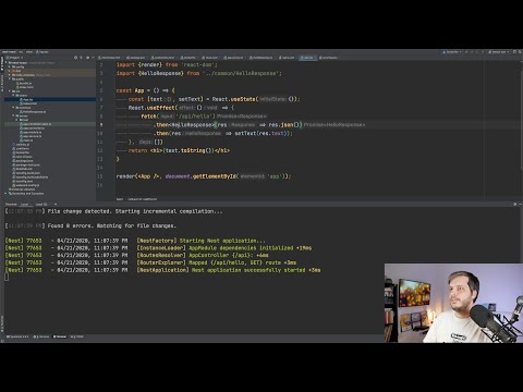 Видео: Создаём монорепозиторий: сервер на nest + клиент на React
