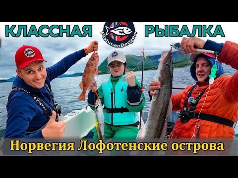Видео: Рыбачим на Лофотенских островах | север Норвегии | много рыбы, много эмоций | ужин будет