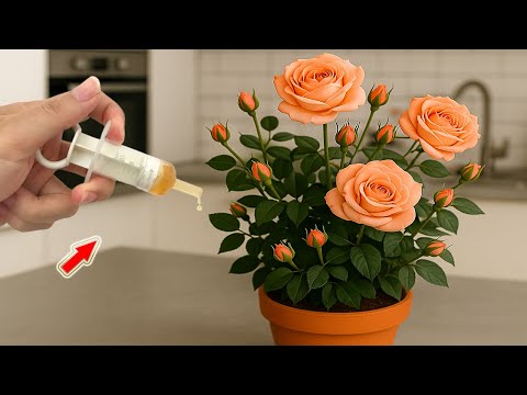 Видео: Всего 1 капля! И у вас вырастет роза с тысячами корней и цветов!